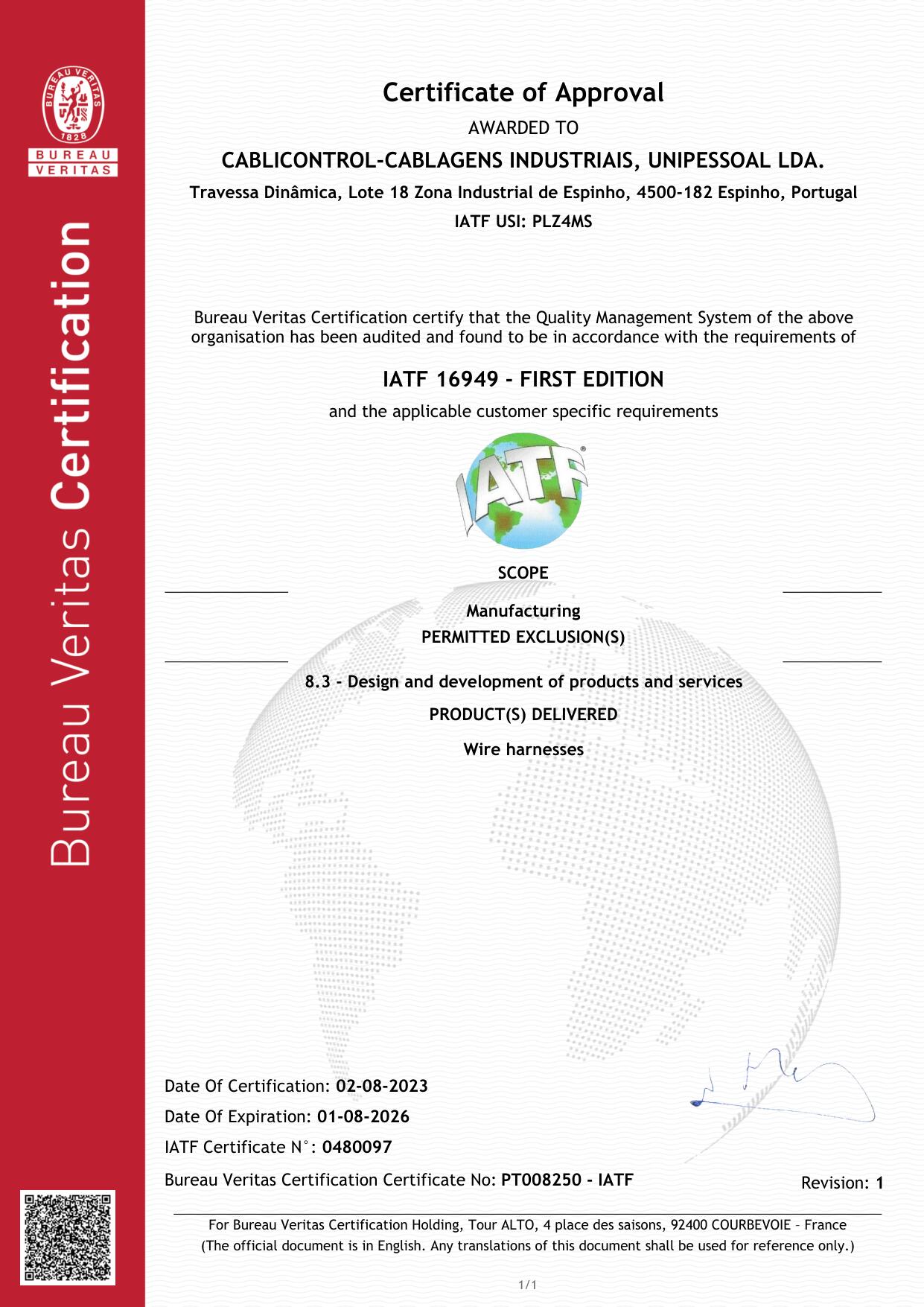 Certificado | Scape Marketing & Design